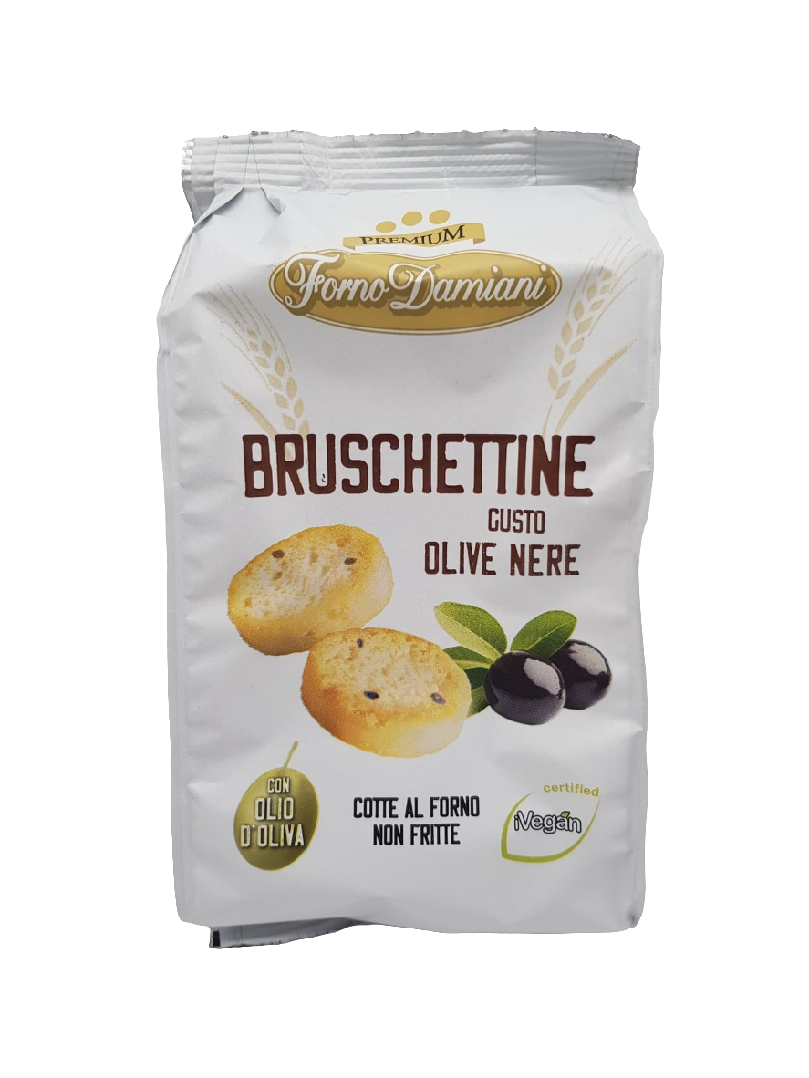Bruschettine gusto Olive nere 90g
