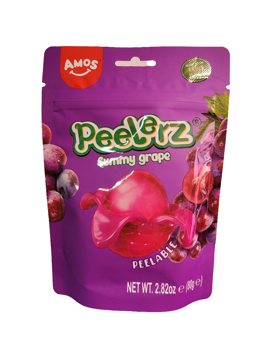 Amos Peelerz Grape Gummy 80g