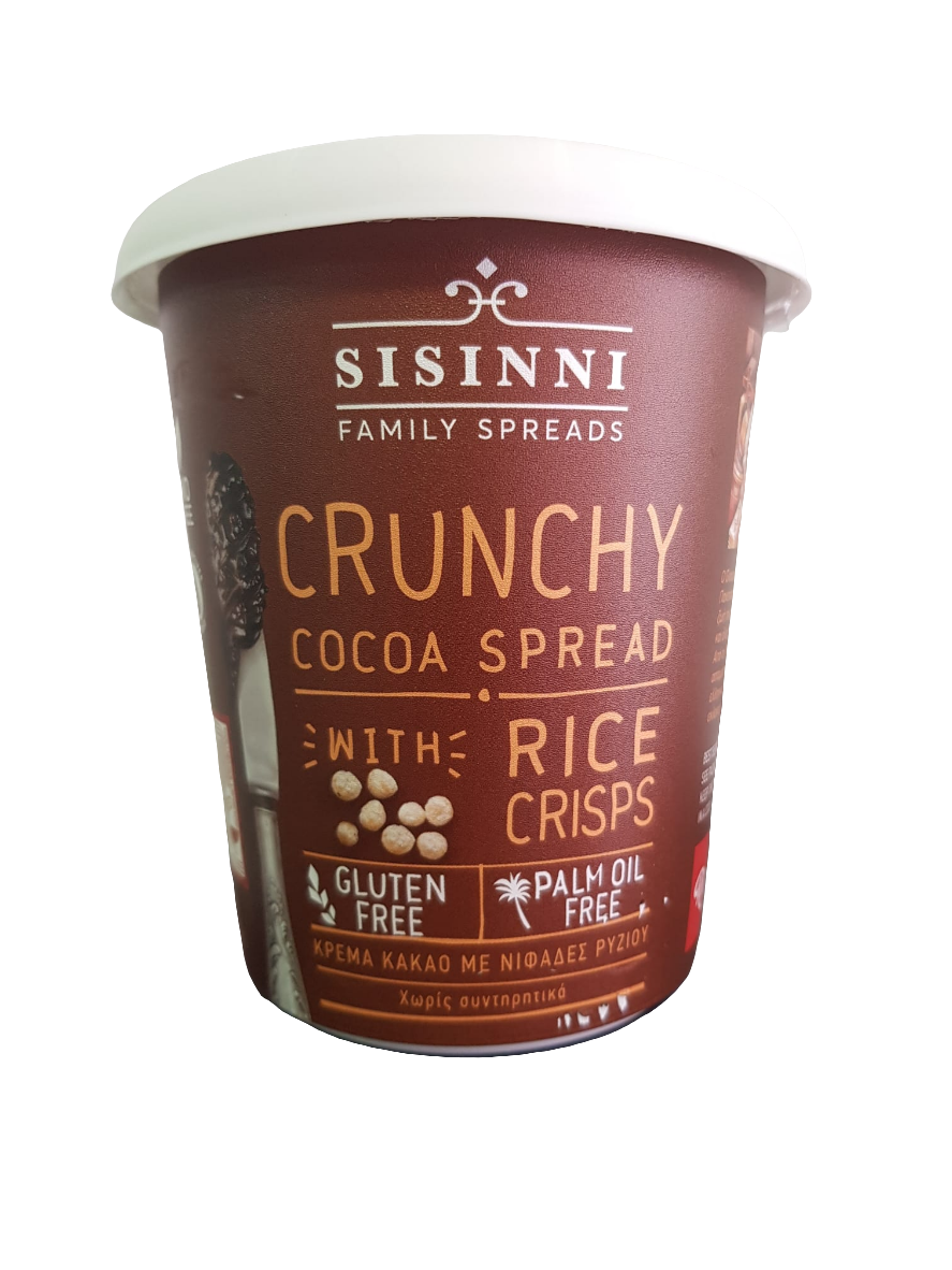 Sisinni Crunchy Cocoa Spread With Rice Crisps 400g