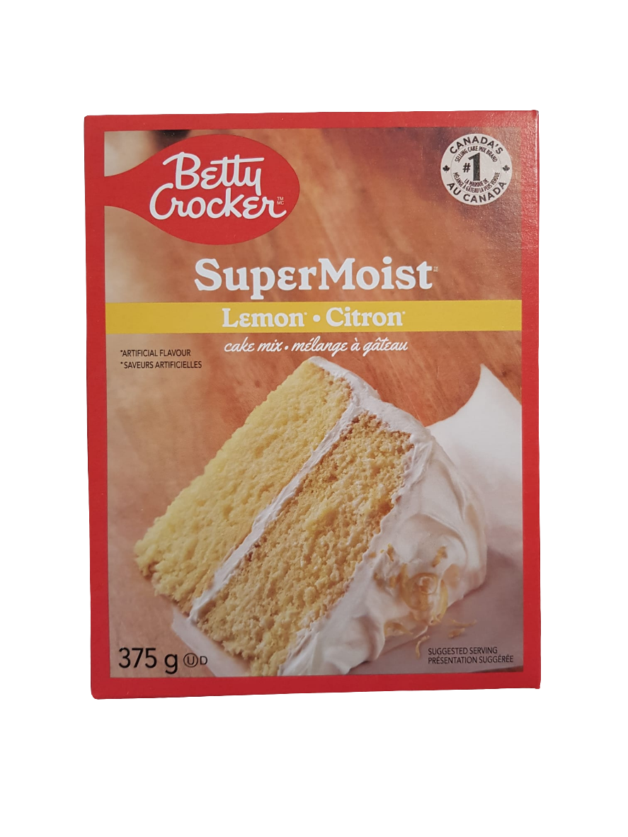 Betty Crocker Super Moist Lemon Cake Mix 375g (MHD: 9.11.2025)