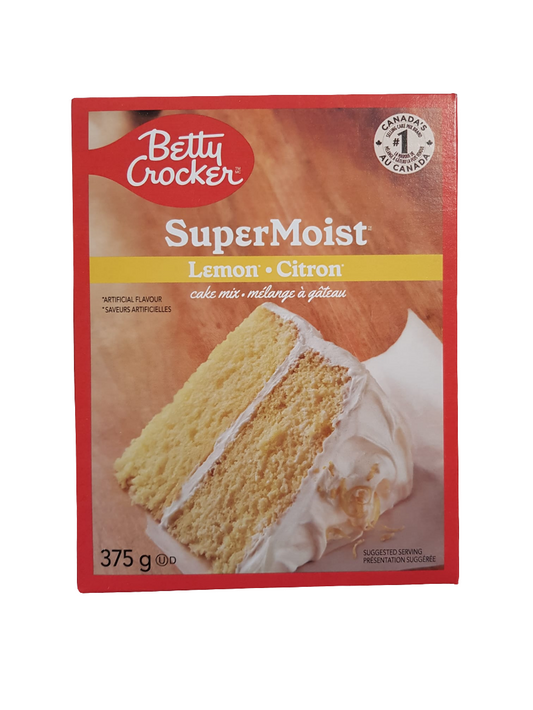 Betty Crocker Super Moist Lemon Cake Mix 375g (MHD: 9.11.2025)