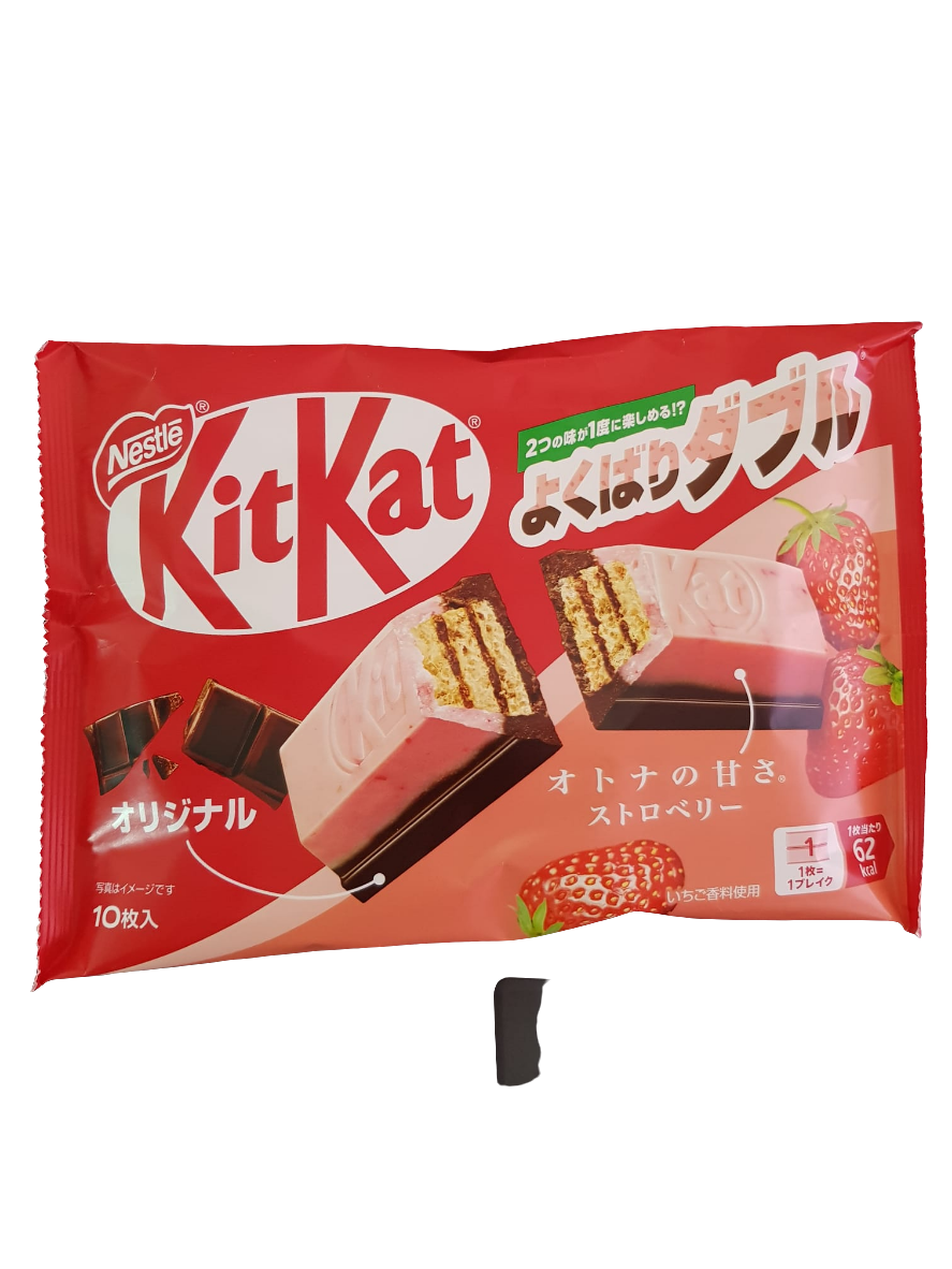 KitKat Mini Yokubari Double Strawberry 116g (MHD: 30.09.2025)