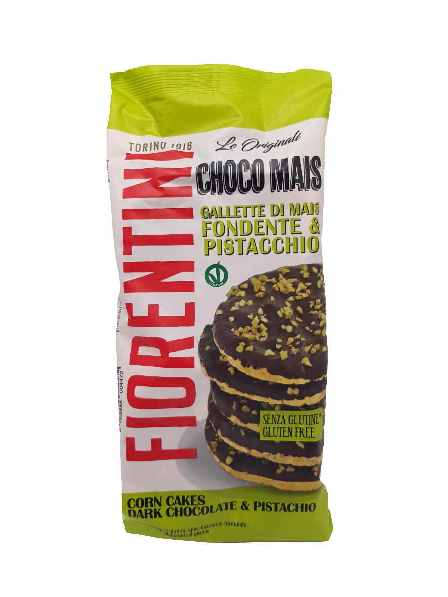 Fiorentini Corn Cakes Dark Choco & Pistacchio 72g