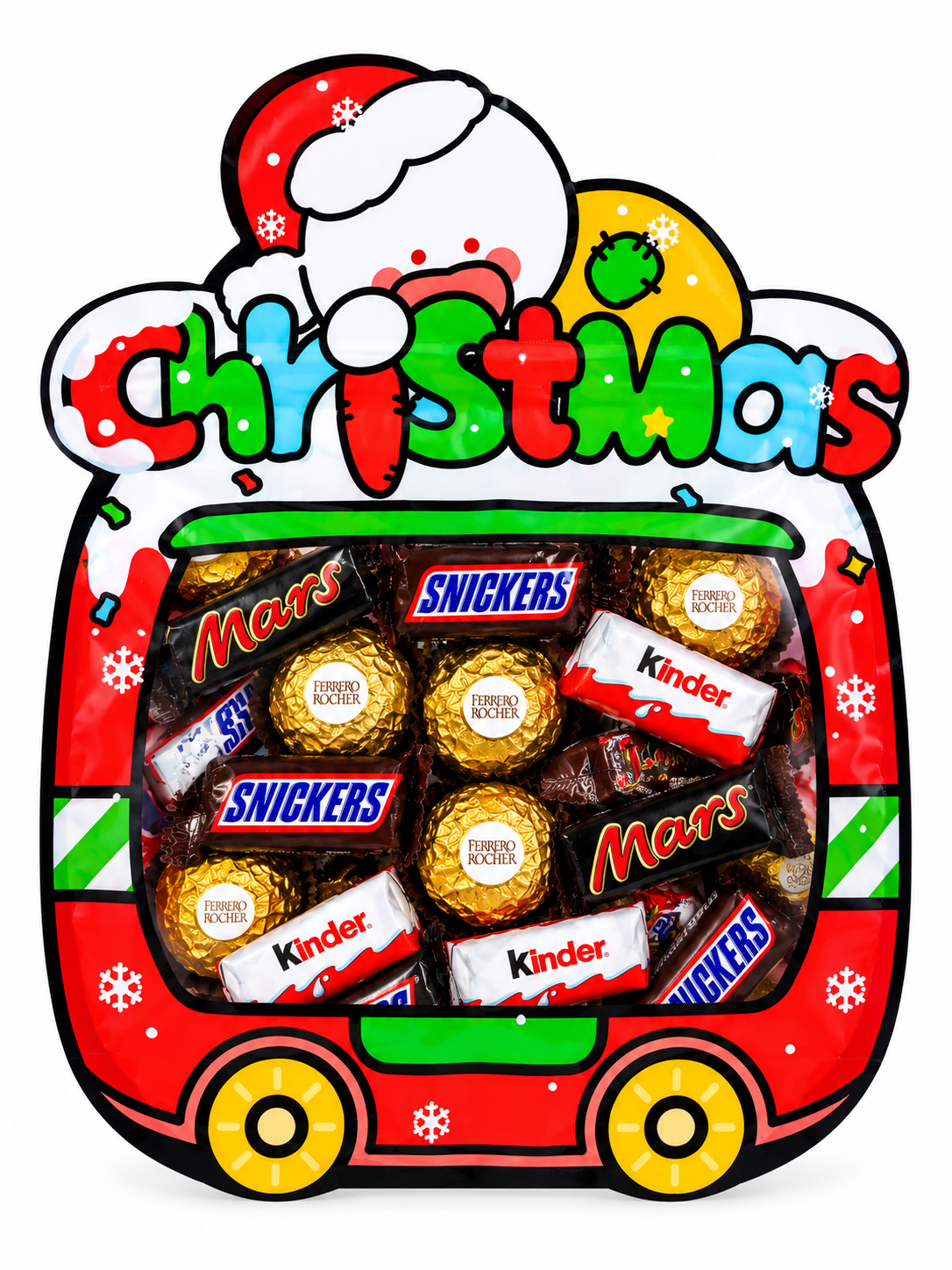 Weihnachts-Tüte gefüllt mit Schokolade / Vorbestellung