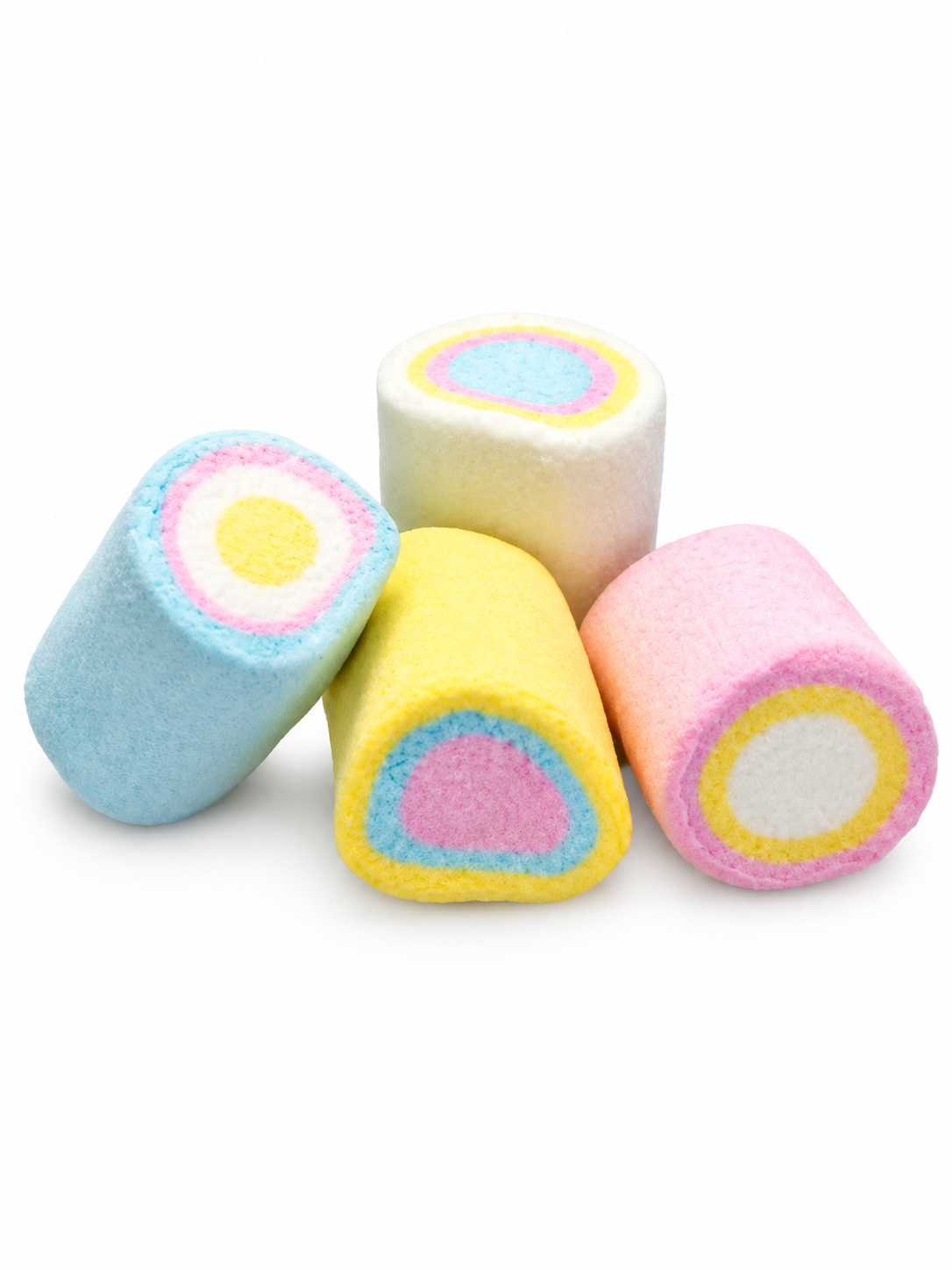 Rainbow Mallow Circles 200g