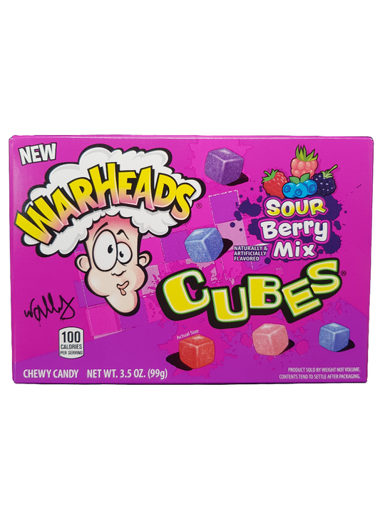 Warheads Sour Berry Mix Cubes 99g