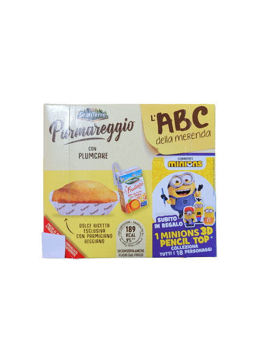Snack Paket mit Plum Cake + Pfirsich-Saft 157g