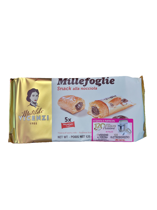 Matilde Vicenzi Millefoglie Snack alla nocciola 125g
