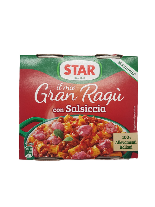 Star Gran Ragu con Salsiccia 2x180g