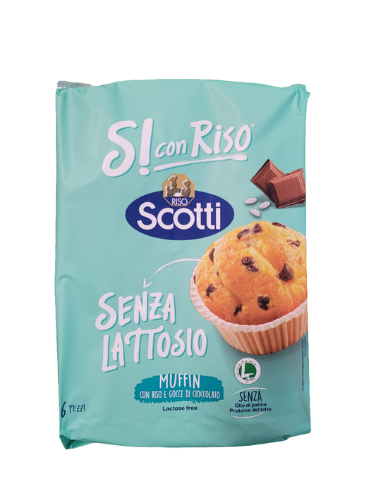 Scotti Muffin con Riso e Gocce di Cioccolato 252g (LAKTOSEFREI)