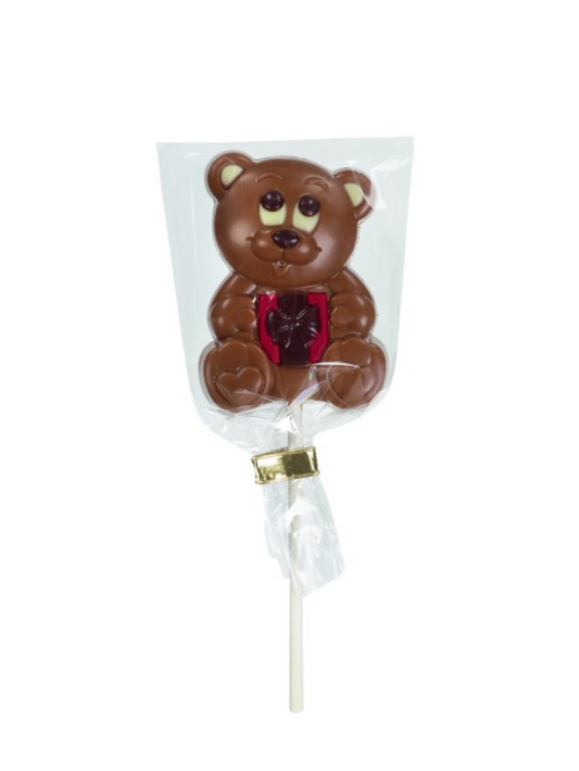 Schokoladenlutscher Bärchen - Belgische Schokolade 35g