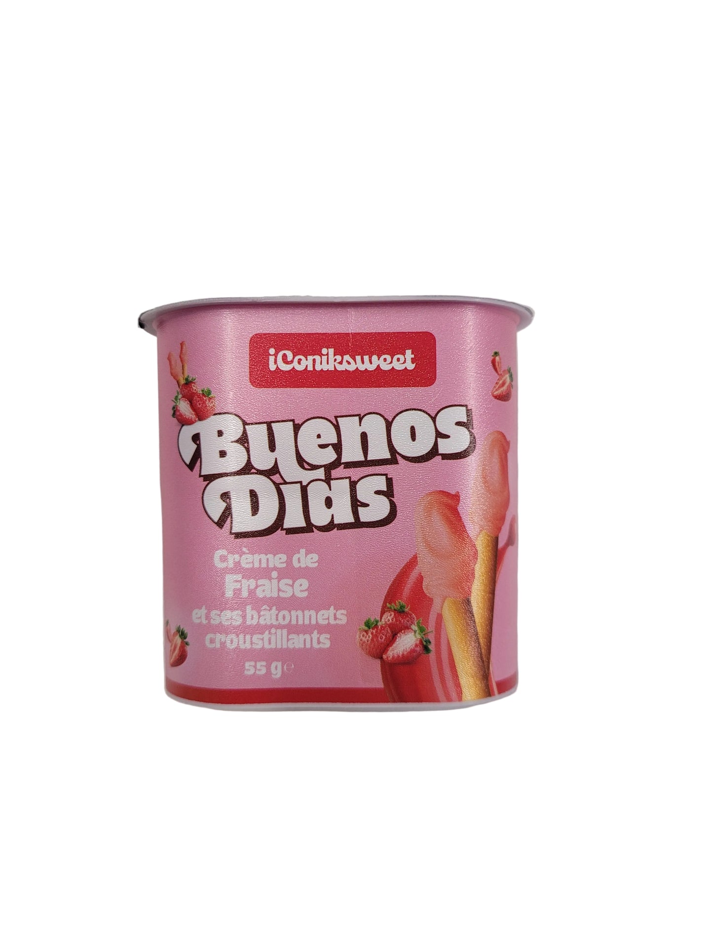 Buenos Dias Strawberry Cream Sticks 55g