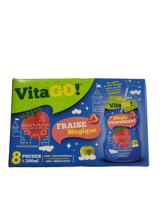 VitaGo Strawberry Apple - 8er Pack (8x200ml)