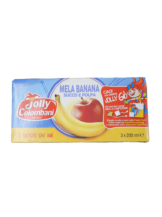 Jolly Colombani Apfel Bananen Saft - 3 mal 200ml