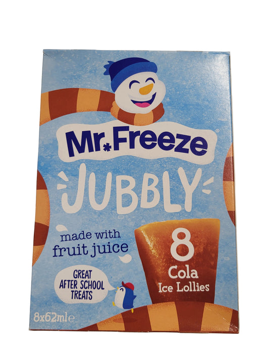 Calypso Mr Freeze - Jubbly Freeze Pops Cola 8 Stück