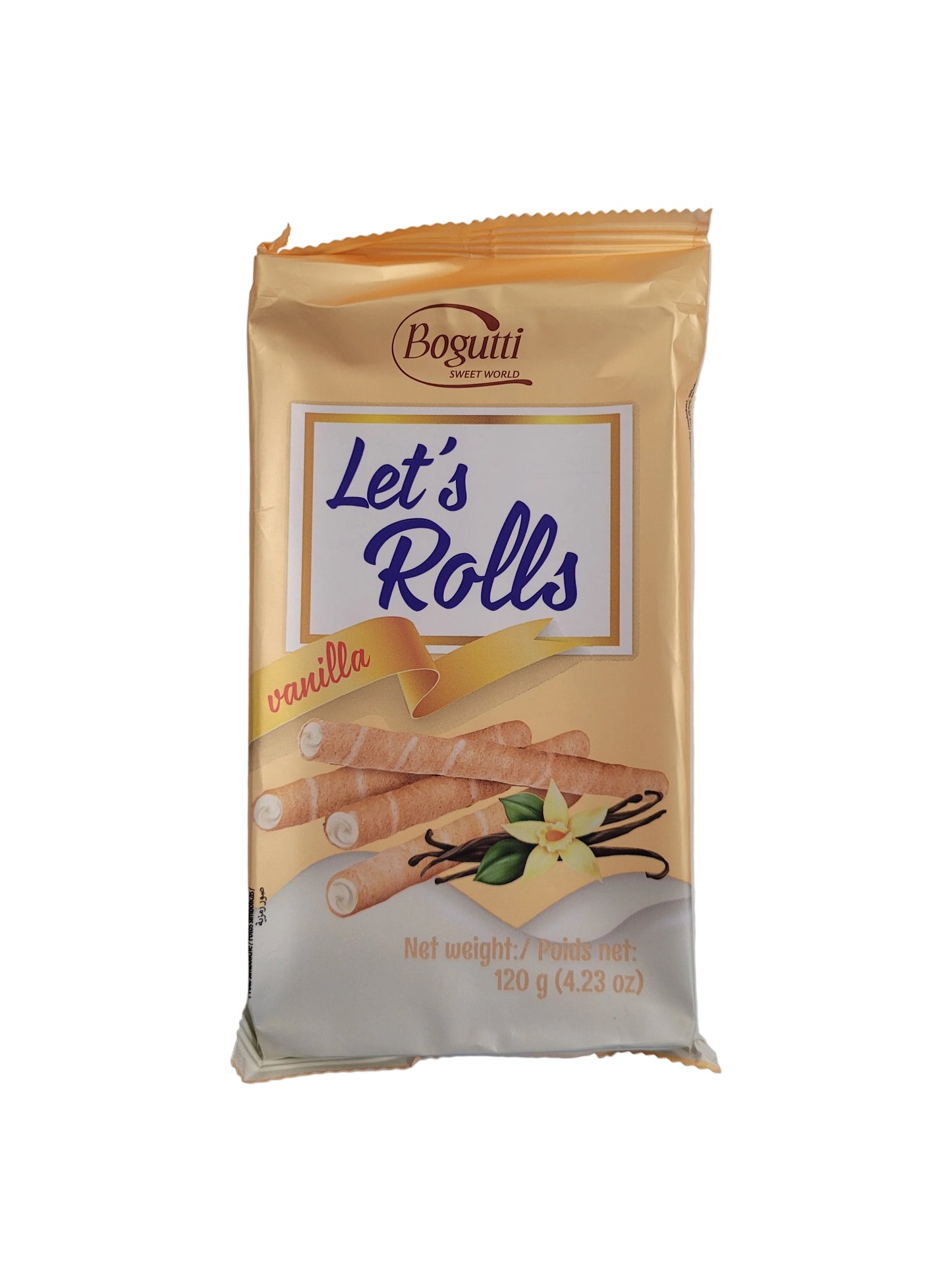 Wafer Rolls Vanilla 120g