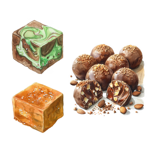 Nougat - Fudge & Schoko Tüte 250g