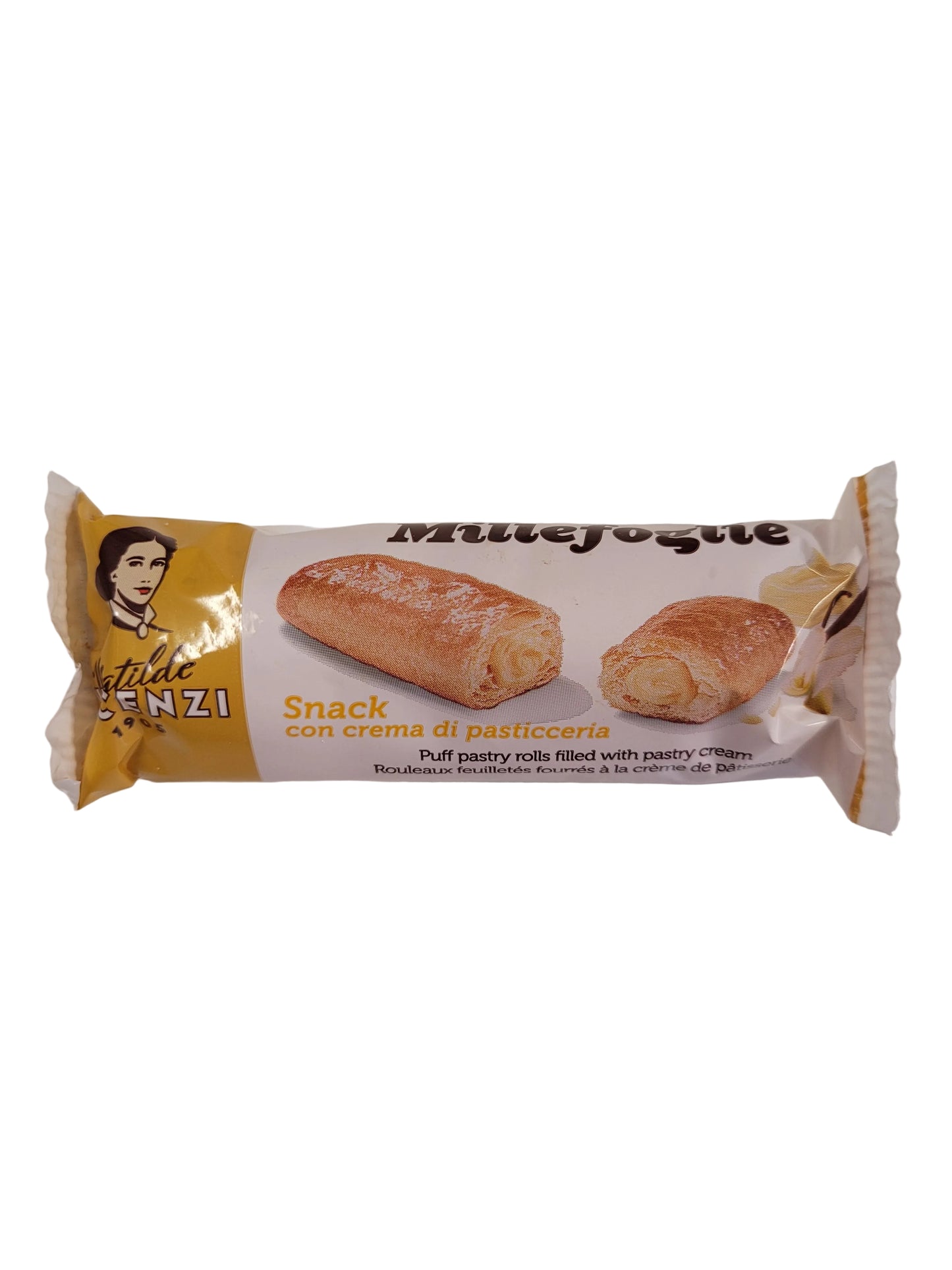 Vicenzi Millefoglie Snack Con Crema Di Pasticceria 25g (Einzeln)