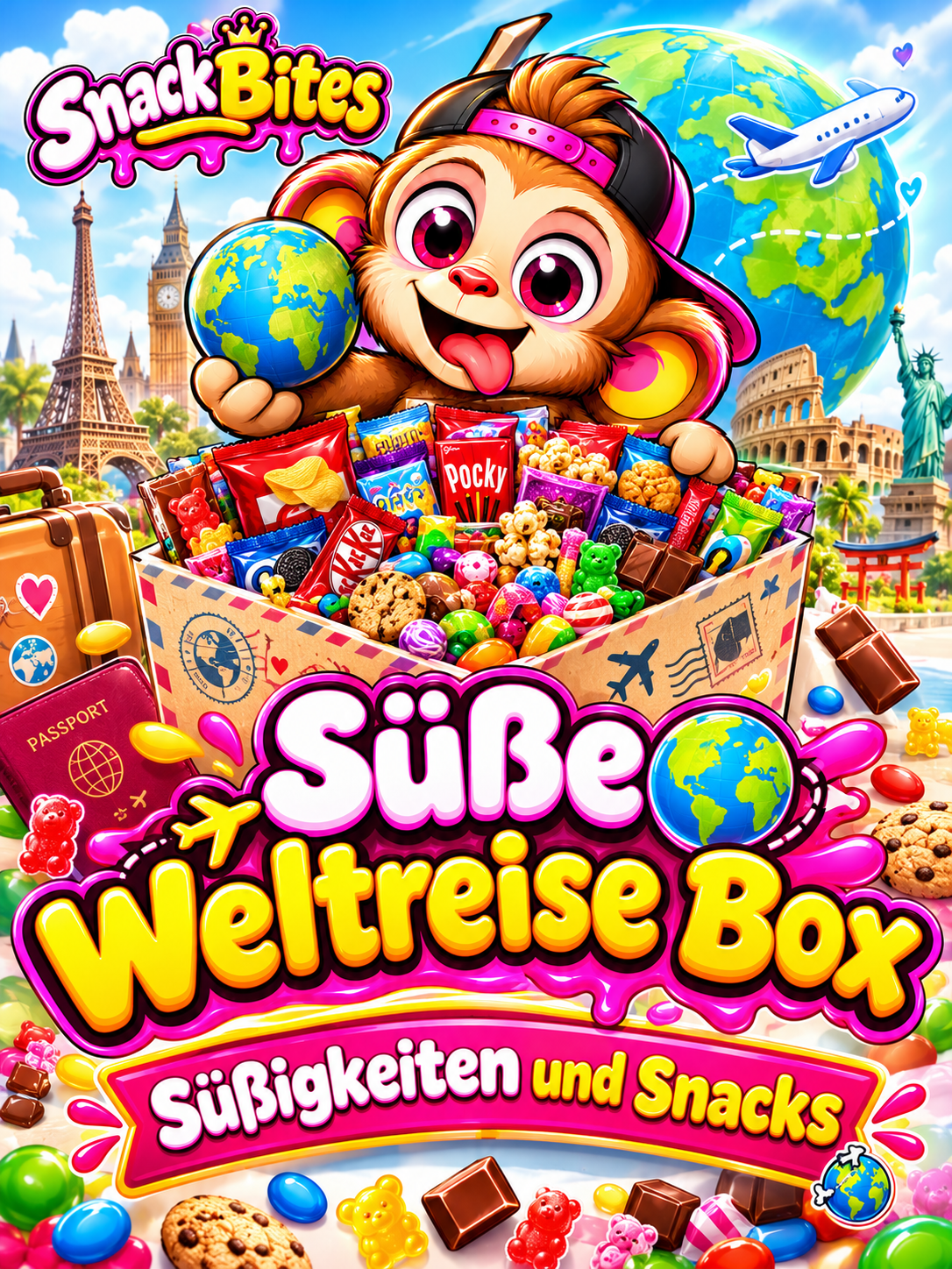 Süße Weltreise Box