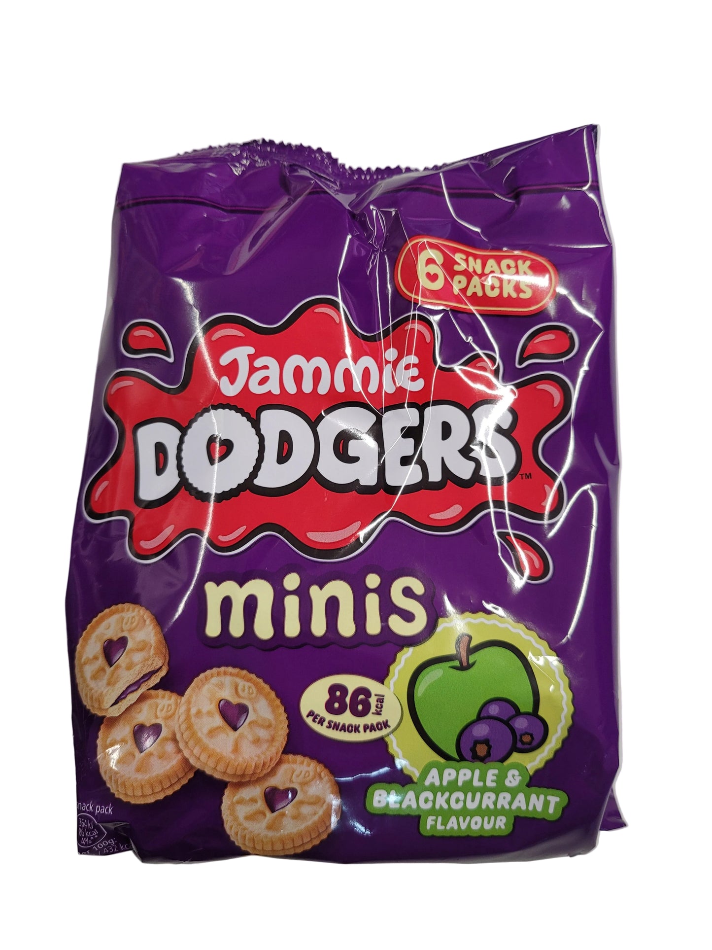 Jammie Dodgers - Apple & Blackcurrant Mini's 120g