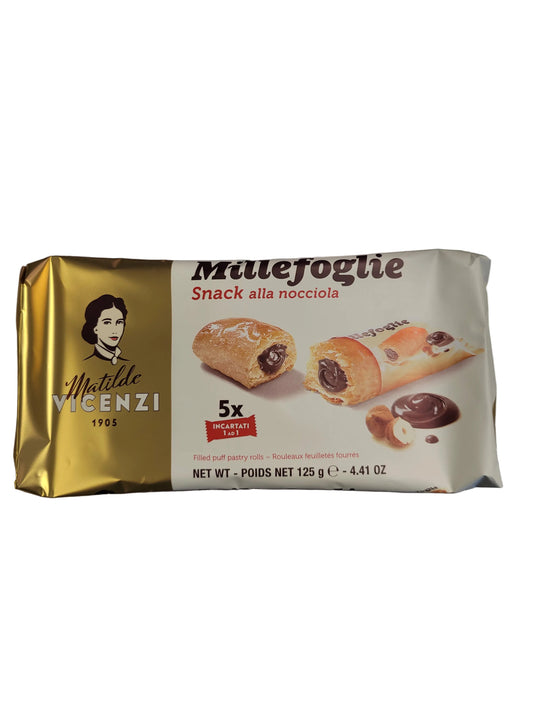 Vicenzi Millefoglie Snack Alla Nocciola 125g